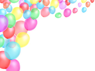 Fototapeta na wymiar colorful ballons background