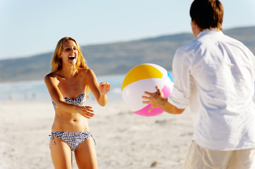 carefree beachball fun