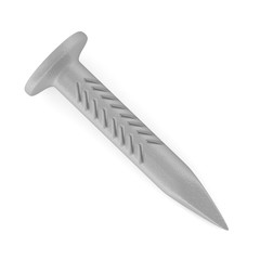 3d render of clout nail