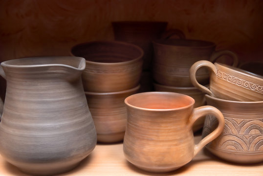 Old clay pots