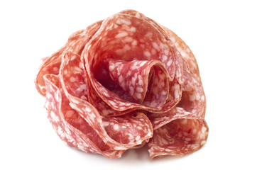 Salami sliced