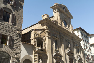 Santa Trinita Church in Florence Italy