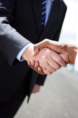 Obraz premium Business handshake