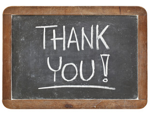 thank you on blackboard