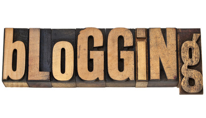 blogging word