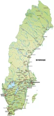 Inselkarte von Schweden © Artalis-Kartographie