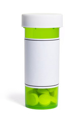 Green Pill Bottle