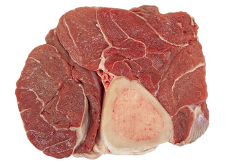 Beef hind shank steak