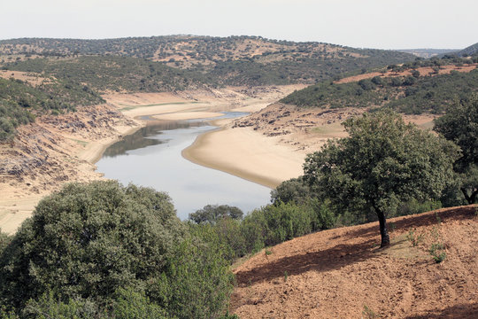 R&iacute;o Alag&oacute;n, Cachorrilla, C&aacute;ceres, Espa&ntilde;a