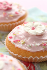 Obraz na płótnie Canvas pink cupcakes