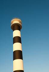 Striped lighthouse