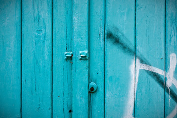 Blue door