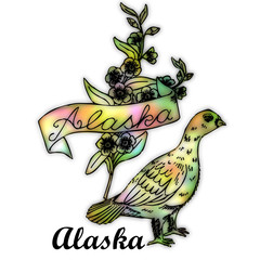 alaska state bird