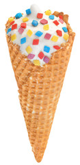 Ice cream cone isolated