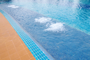 Fototapeta na wymiar Tropical swimming pool