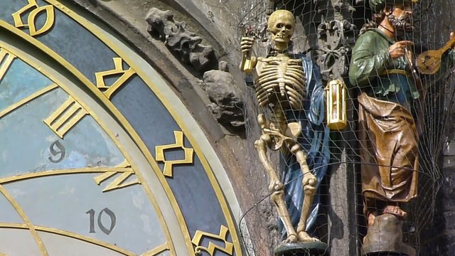 skeleton clock astronomy