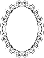 frame oval