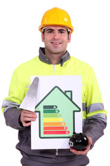 Builder with a plan to save energy