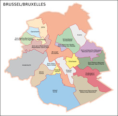 Obraz premium Brussel / Bruxelles