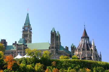 Fototapeta na wymiar Parliament Hill, Ottawa