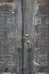 Old wooden gate in Eyup, Istanbul.
