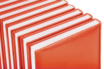 Fototapeta premium Books on a white background