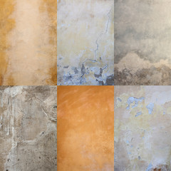 collection of grungy wall/roughcast textures