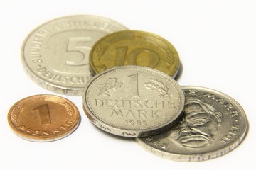 German Mark coins