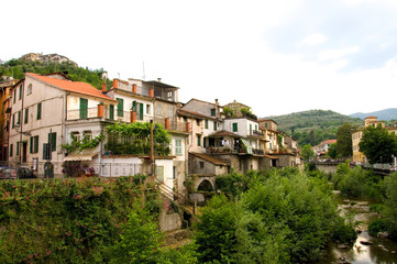Fototapeta na wymiar Borgomaro - Ligurien - Italien