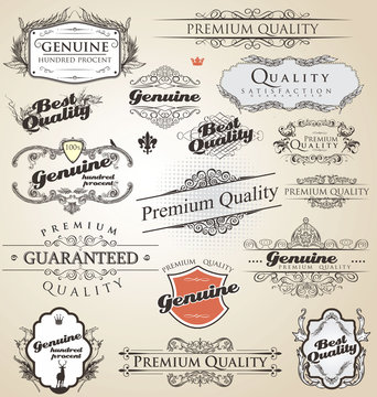 Premium Quality and Satisfaction Guarantee vintage Labels