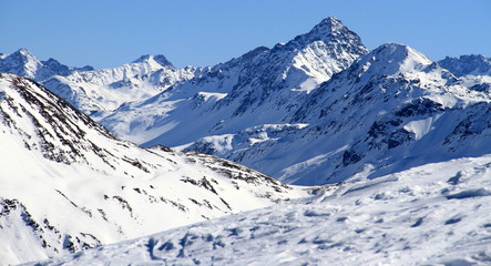 Fototapeta na wymiar alpes ...Davos