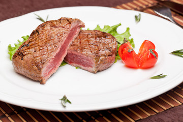 Grilled steak