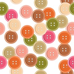 seamless pattern with buttons