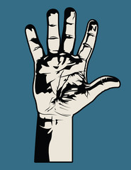 Open Hand Graphic