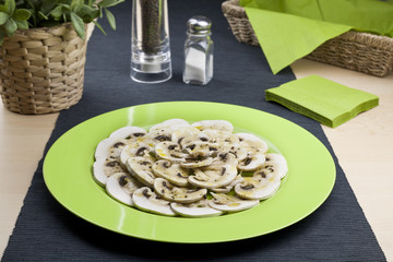 Ensalada de champiñones