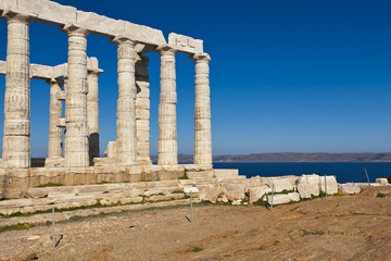 Fototapeta premium Poseidon Temple at Cape Sounion near Athens, Greece