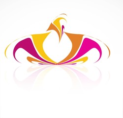 Business abstract clean new symbol icon