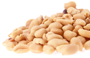 Heap of Peanuts (isolated on white)