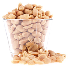 Peanuts in a glass