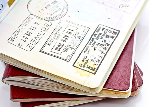 passport immigration stamps