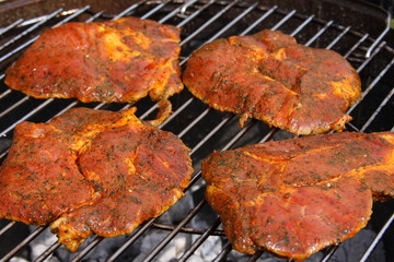 Steaks grillen