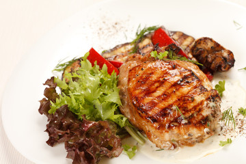 Chicken Steak with vegetables