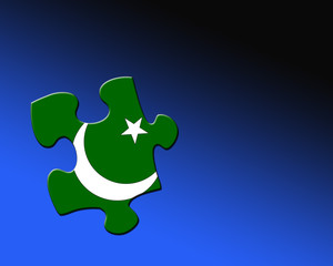 Pakistan jigsaw piece
