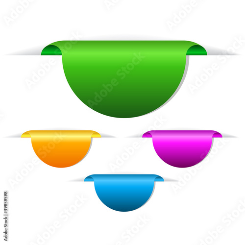 "Vector tabs set" Stock image and royalty-free vector files on Fotolia