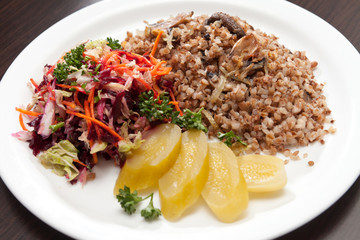 buckwheat with vegetables