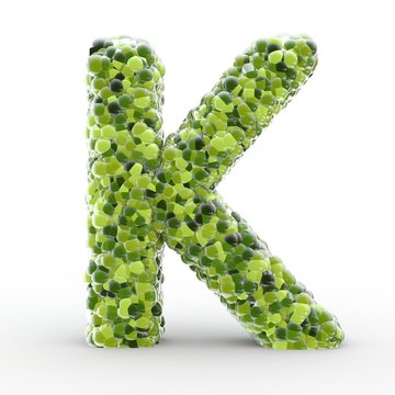 Texteffekt Molek&uuml;le gr&uuml;n K