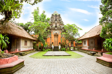Inside the Ubud palace, Bali