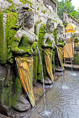 Fountains at Goagajah Temple, Bali, Indonesia. © Aleksandar Todorovic
