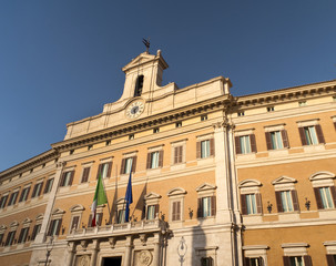 Fototapeta na wymiar Parliament House in Rome Italy