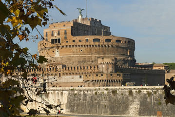 Castel SantAngelo by the River Tiber Rome Italy
